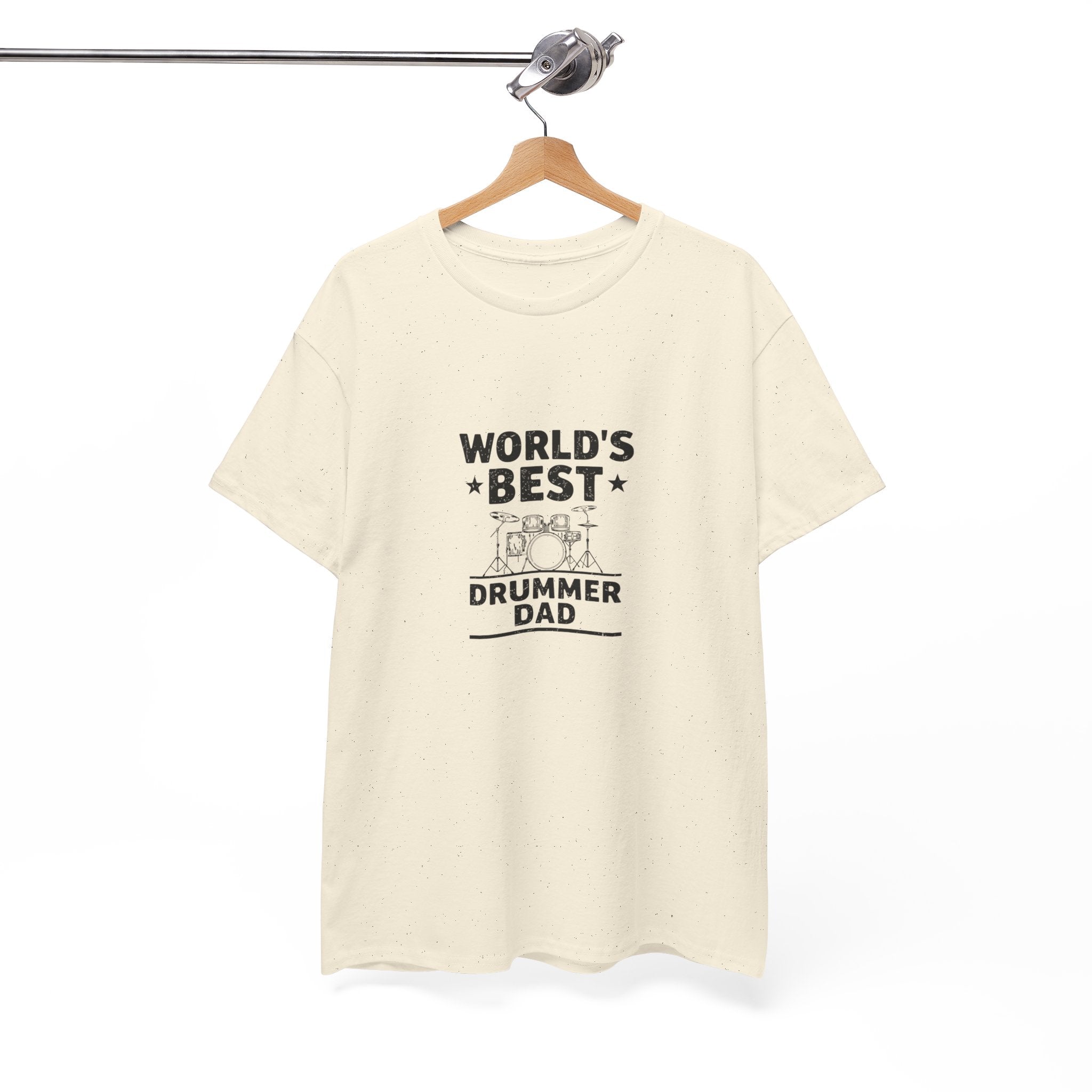 World's Best Drummer Dad T-Shirt - Drumming Gift for Dad