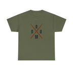 Drumsticks Crossed T-Shirt - Drummer Graphic Tee Drum Musician Shirt