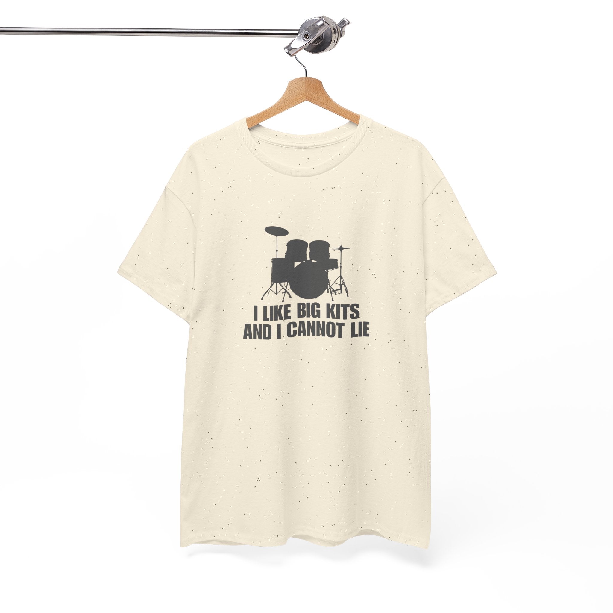 I Like Big Kits and I Cannot Lie T-Shirt - Funny Drummer Graphic Tee Music Shirt