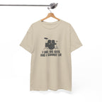 I Like Big Kits and I Cannot Lie T-Shirt - Funny Drummer Graphic Tee Music Shirt