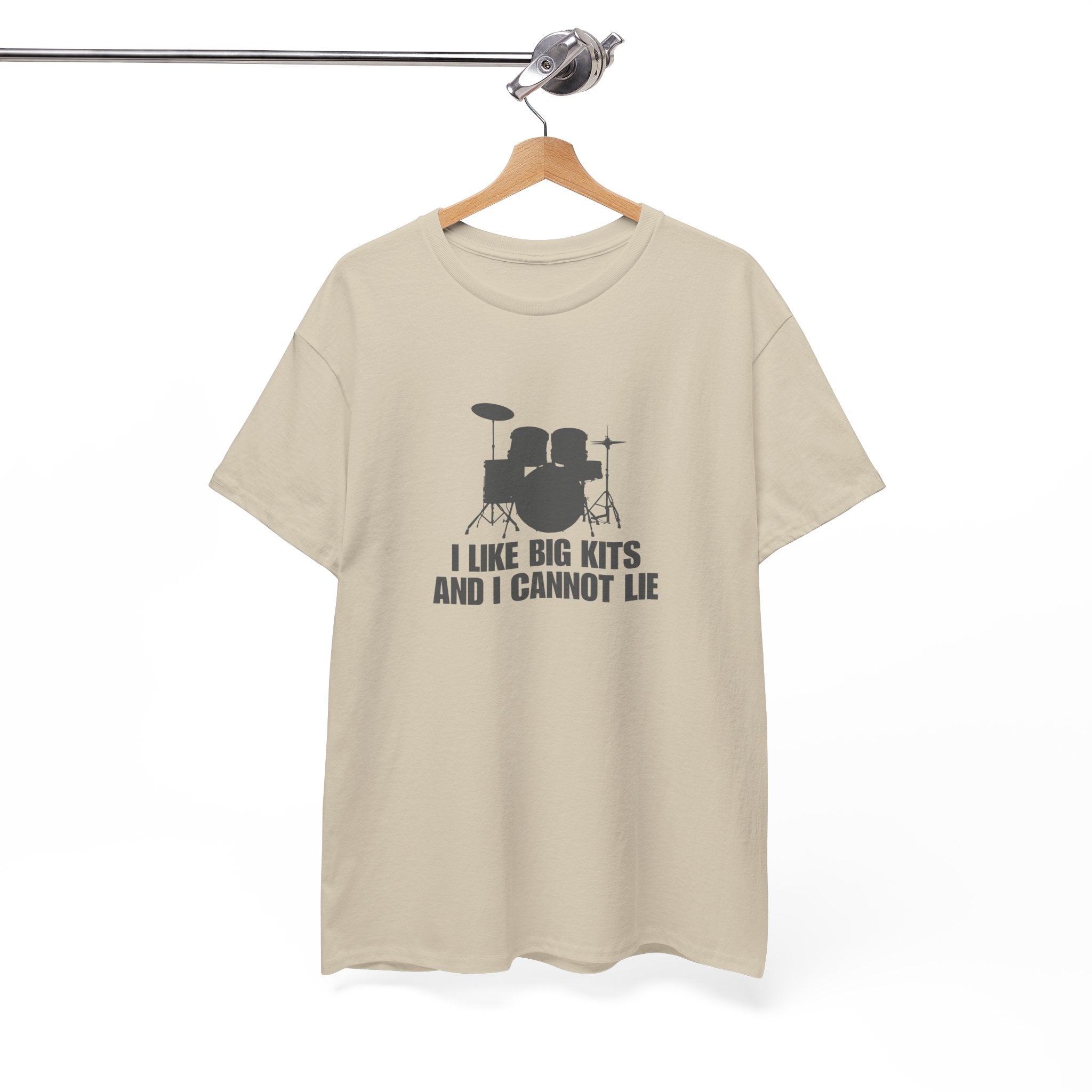 I Like Big Kits and I Cannot Lie T-Shirt - Funny Drummer Graphic Tee Music Shirt
