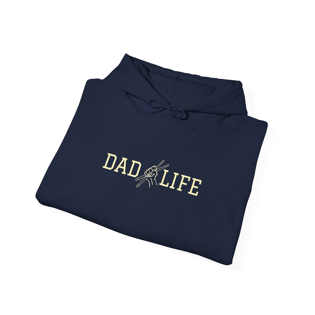 Dad Life Drummer Hoodie – Drumming Dad Sweatshirt