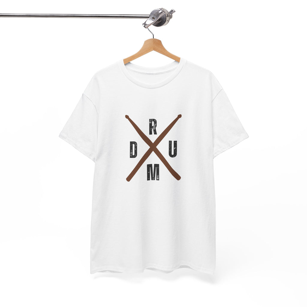 Drumsticks Crossed T-Shirt - Drummer Graphic Tee Drum Musician Shirt