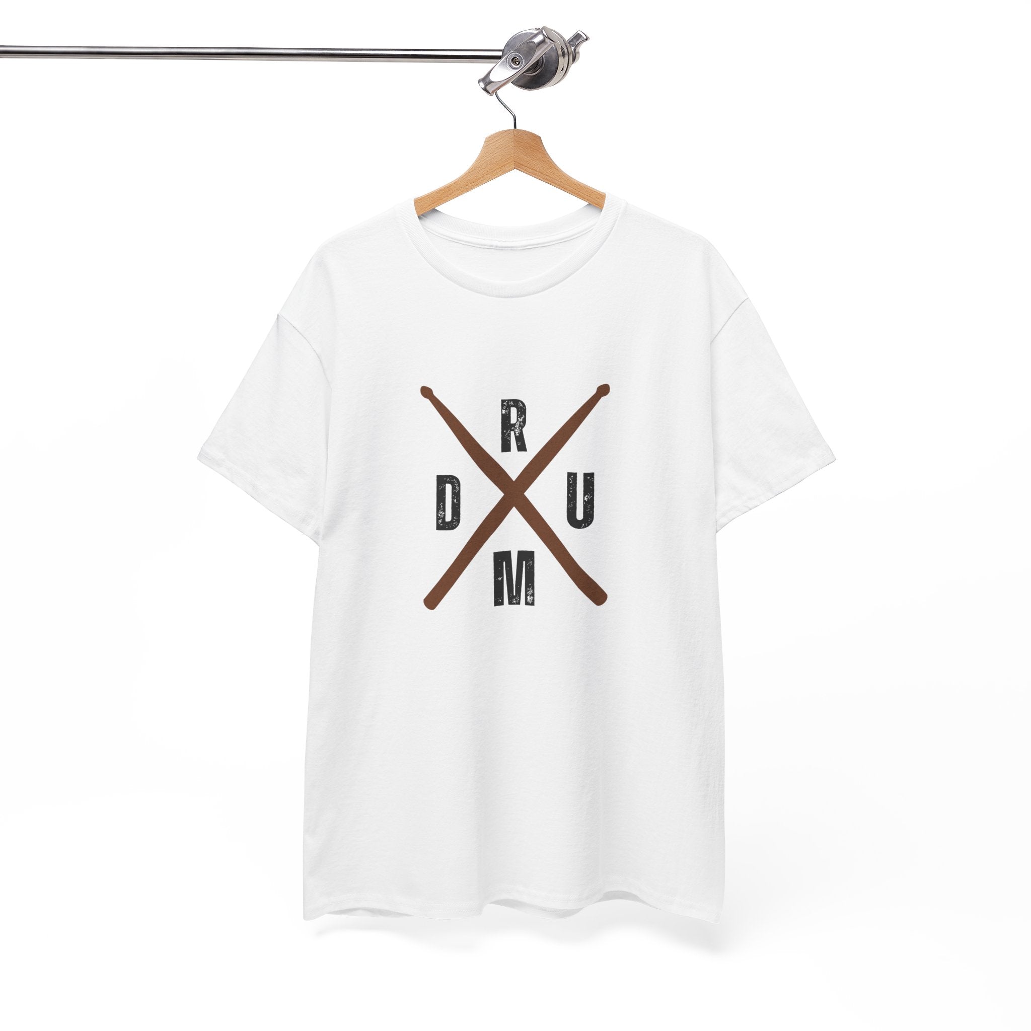 Drumsticks Crossed T-Shirt - Drummer Graphic Tee Drum Musician Shirt