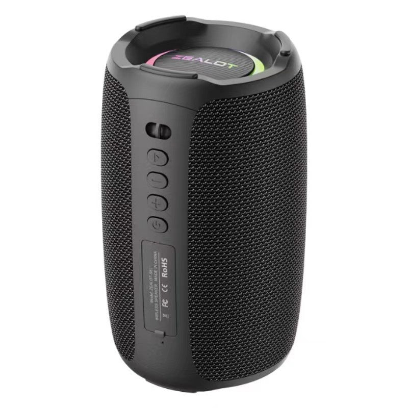 Portable Bluetooth Karaoke Speaker – Dual Microphone, LED Lights