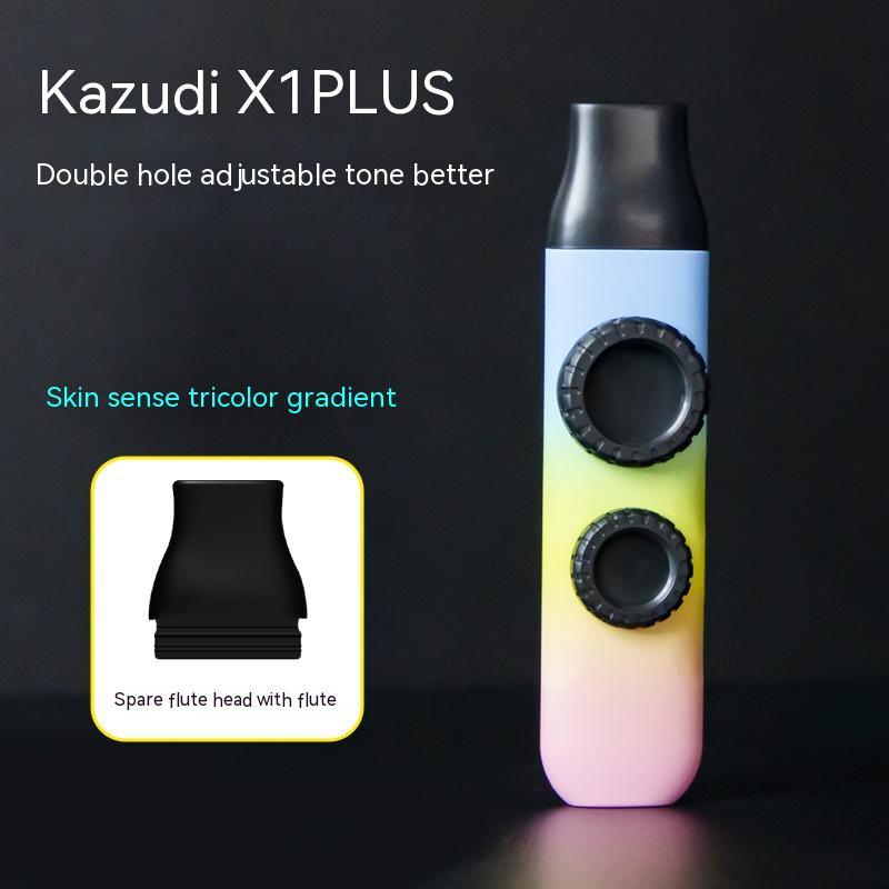 Double Flute Kazoo - Dual Hole Adjustable Sound