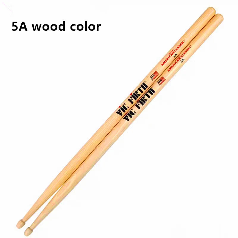 Vic Firth Hickory Drumsticks – Professional Durable Wooden Drum Sticks