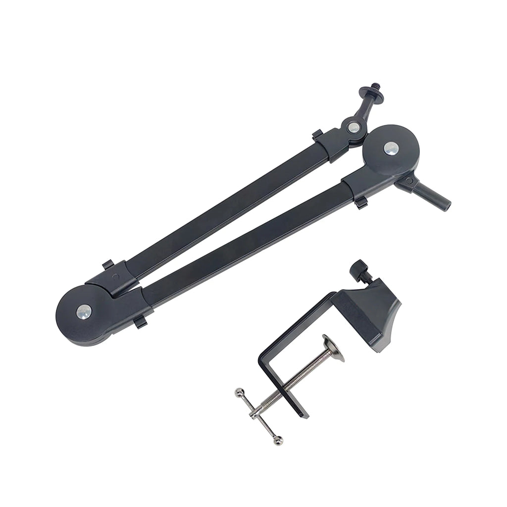 Microphone Arm Stand – Desk Mounted Mic Stand with 360° Rotation for Recording and Streaming