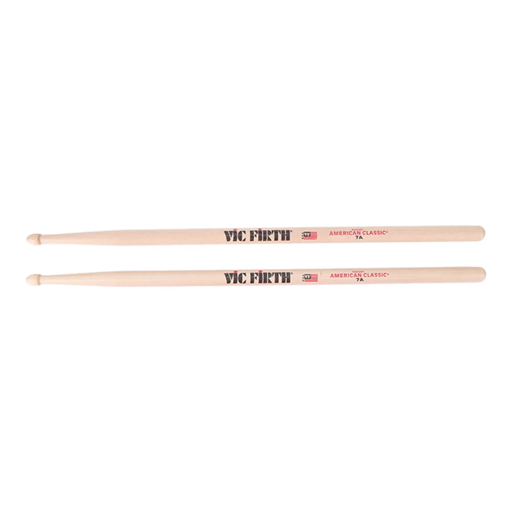 Vic Firth Wooden Drumsticks – Classic Hickory Sticks with Wood Tip
