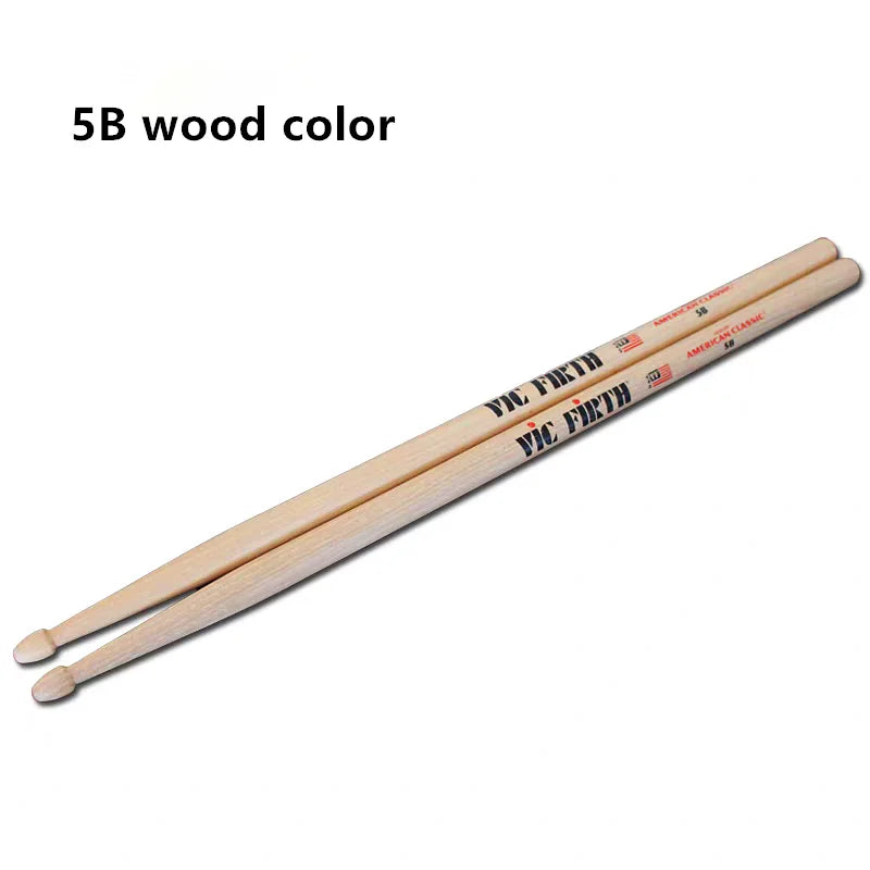 Vic Firth Hickory Drumsticks – Professional Durable Wooden Drum Sticks