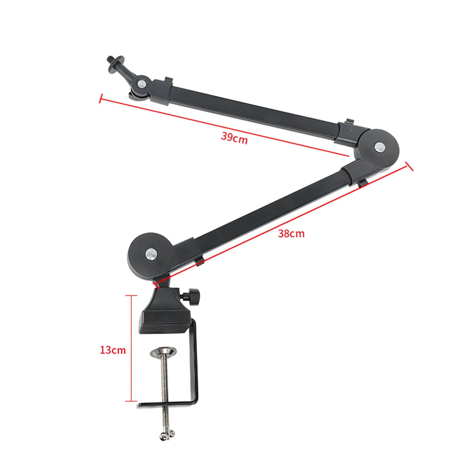Microphone Arm Stand – Desk Mounted Mic Stand with 360° Rotation for Recording and Streaming