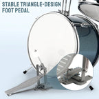 Junior Drum Set – 3-Piece Kids Kit with Stool & Accessories