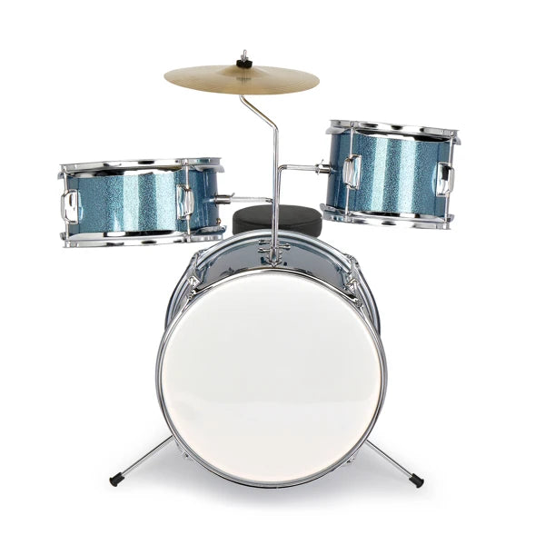 Junior Drum Set – 3-Piece Kids Kit with Stool & Accessories