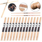 Vic Firth Wooden Drumsticks – Classic Hickory Sticks with Wood Tip