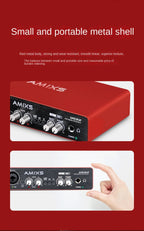 Music Production Audio Interface – USB External Sound Card for Home Studio Recording
