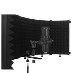 Microphone Isolation Shield – Portable Foldable 5 Panel Reflection Filter
