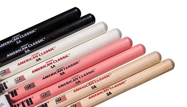 Vic Firth Hickory Drumsticks – Professional Durable Wooden Drum Sticks
