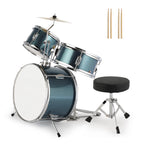 Junior Drum Set – 3-Piece Kids Kit with Stool & Accessories