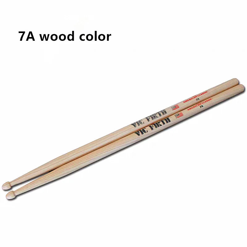 Vic Firth Hickory Drumsticks – Professional Durable Wooden Drum Sticks
