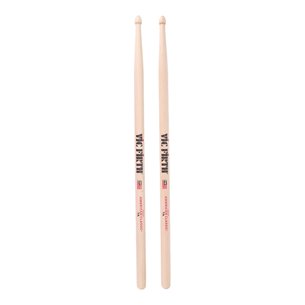 Vic Firth Wooden Drumsticks – Classic Hickory Sticks with Wood Tip