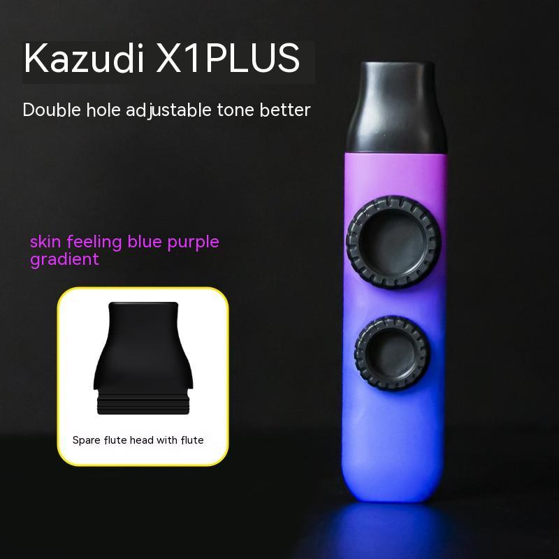 Double Flute Kazoo - Dual Hole Adjustable Sound