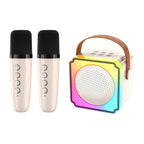 Double Microphone Speaker – USB-Powered Music & Outdoor Karaoke