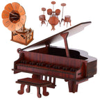 3D Musical Instrument Puzzle – Creative Wooden Model Kit