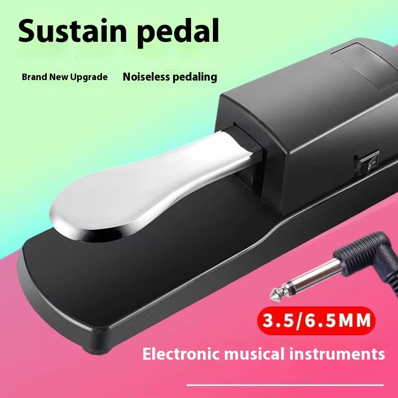 Electronic Keyboard Sustain Pedal – Universal Single Leg Pedal