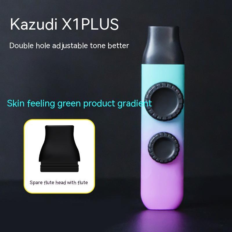 Double Flute Kazoo - Dual Hole Adjustable Sound