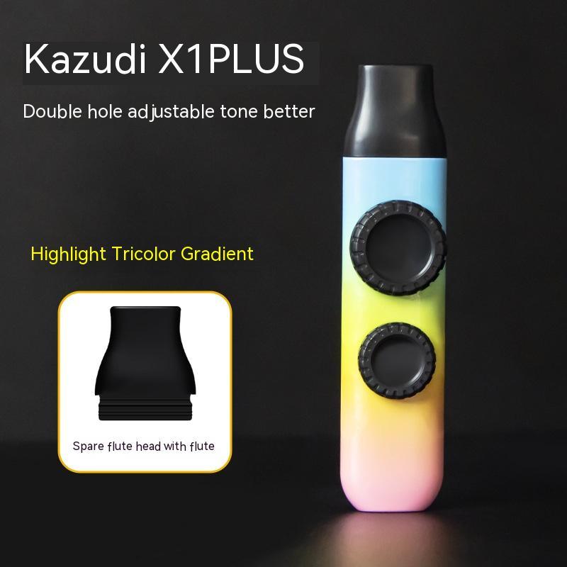 Double Flute Kazoo - Dual Hole Adjustable Sound