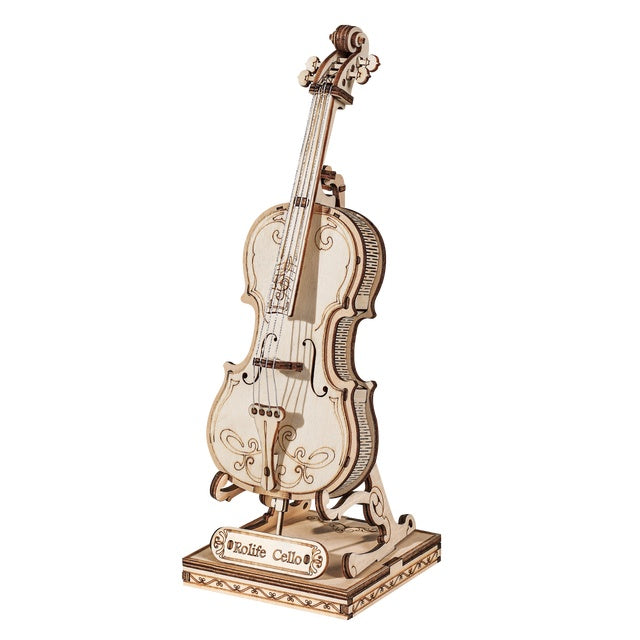 3D Musical Instrument Puzzle – Creative Wooden Model Kit
